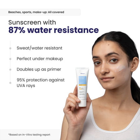 Re'Equil Ultra Matte Dry Touch Sunscreen Gel Spf 50 Pa++++ 50gm