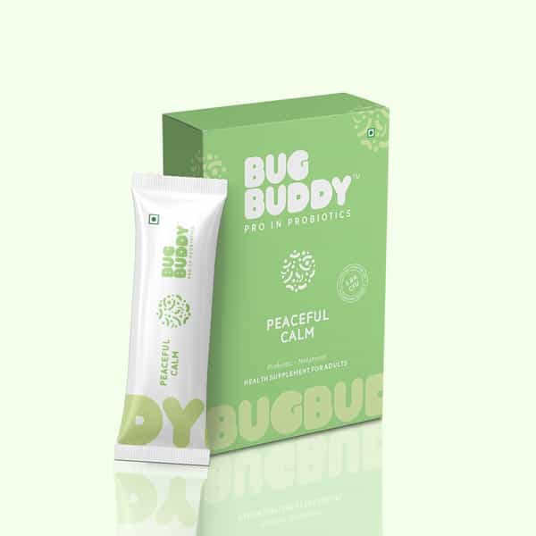 Bug Buddy Peaceful Calm | Non-Habit Forming | For Restful Sleep/Stress Relief | 30 Days Pack