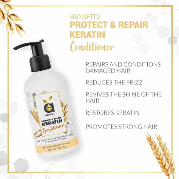 Anveya Protect & Repair Keratin Conditioner 250Ml X Pack Of 2