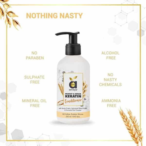 Anveya Protect & Repair Keratin Conditioner 250Ml X Pack Of 2