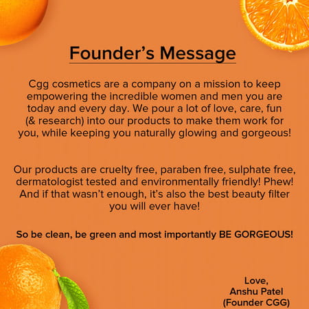 Cgg Cosmetics Vitamin C Gentle Face Scrub 3in1 Glow Boosting 2x Exfoliating Spot Proofing-100 Gm