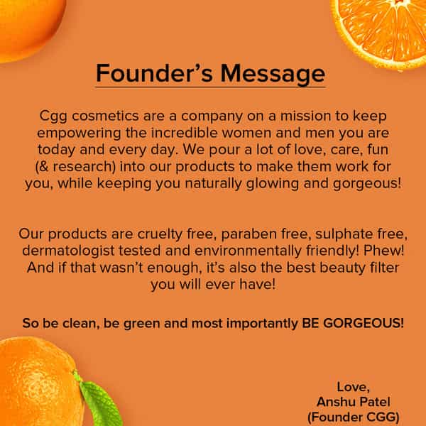 Cgg Cosmetics Vitamin C Gentle Face Scrub 3In1 Glow Boosting 2X Exfoliating Spot Proofing-100 Gm