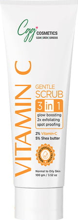 Cgg Cosmetics Vitamin C Gentle Face Scrub 3in1 Glow Boosting 2x Exfoliating Spot Proofing-100 Gm