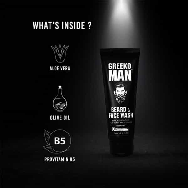 Vasu Greeko Man Beard & Face Wash - 75Ml