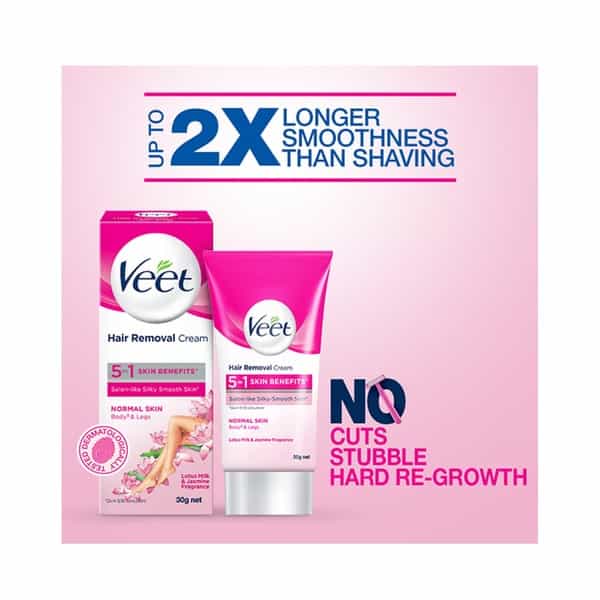 Veet Hair Removal Cream For Normal Skin Body And Legs 30Gm