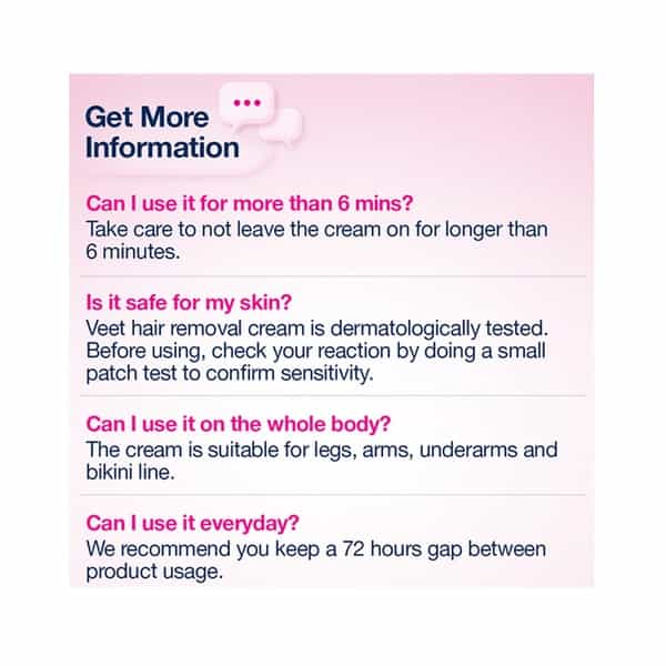 Veet Hair Removal Cream For Normal Skin Body And Legs 30Gm