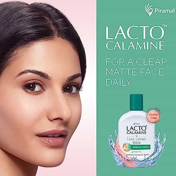 Lacto Calamine Face Lotion For Oil Balance - Combination To Normal Skin - 120 Ml