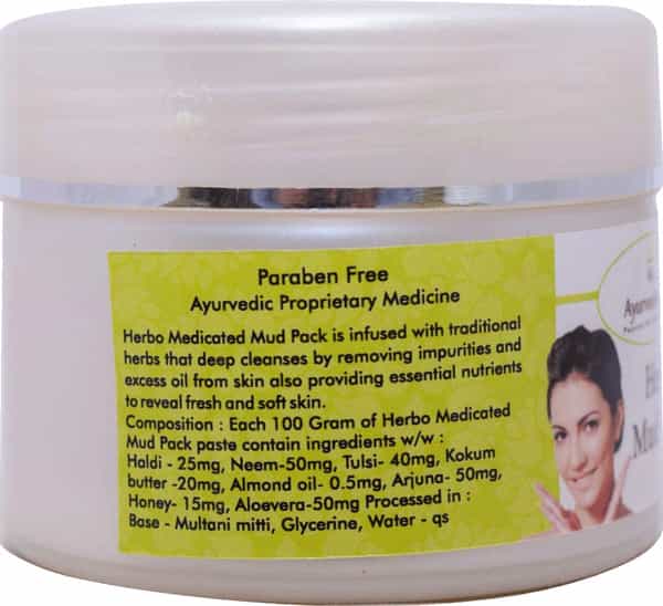 Al-Ayurvedic Life Herbo Mud Pack - 50G Pack Of 4