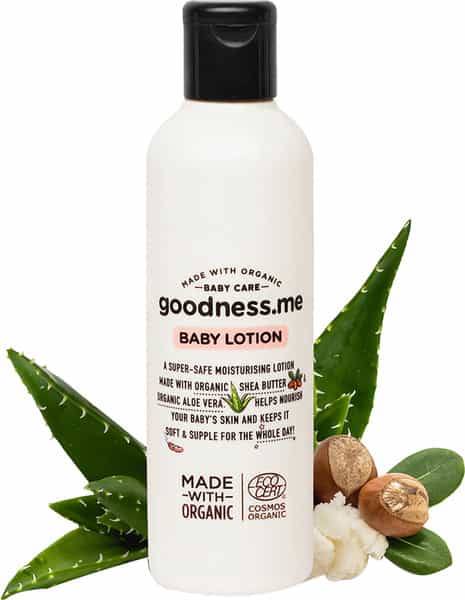 Goodness.me Certified Organic Moisturizing Baby Face & Body Lotion 100 Ml