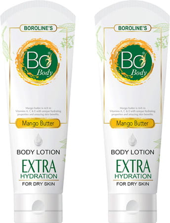 Boroline Bo Body Lotion (Dry Skin)|Long Lasting Moisturizer | Nourishes Repairs Dry Skin (2x100 Ml)
