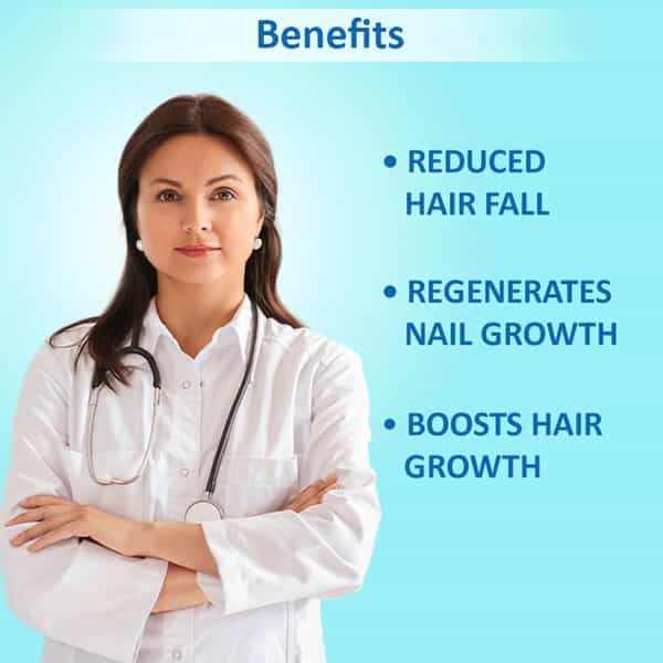Power Gummies Hair & Nail Gummies With Biotin For Healthy Nails & Hair Growth (Pack Of 120)