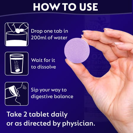 Fitness Veda Karela Jamun Effervescent Tablets - Ayurvedic Formula For Blood Sugar Control