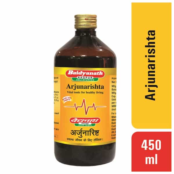 Baidyanath Asli Ayurved Arjunarishta 450 Ml (Pack Of 2)
