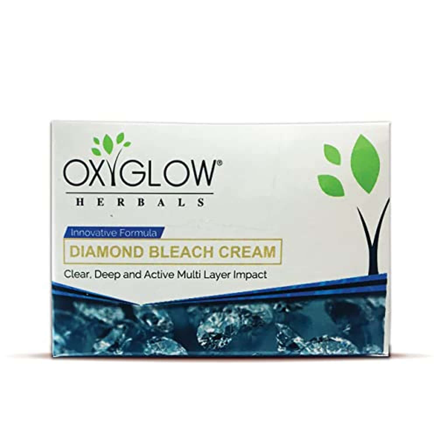 Oxyglow Herbals Bleach Diamond Cream |Cleardeep And Active Multi Layer Impact| 50gram