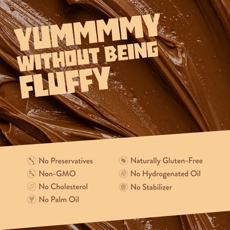 Nutrabay Foods Flavoured Peanut Butter - Chocolate Intense Creamy (750g+750g)