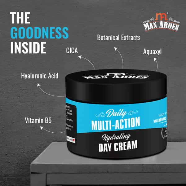 Man Arden Daily Multi-Action Hydrating Day Cream Cicaspf 25 Uva / Uvb Pa+++ 50G
