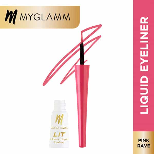 Myglamm Lit Glossy Liquid Eyeliner-Pink Rave