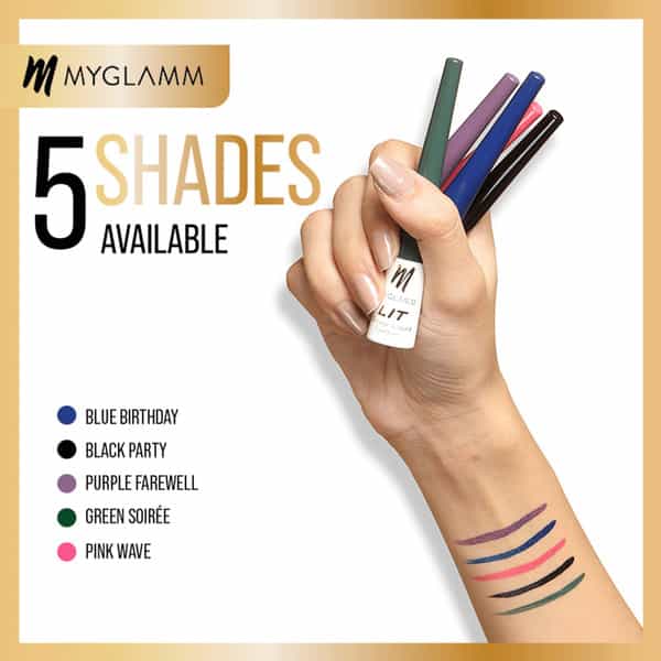 Myglamm Lit Glossy Liquid Eyeliner-Pink Rave