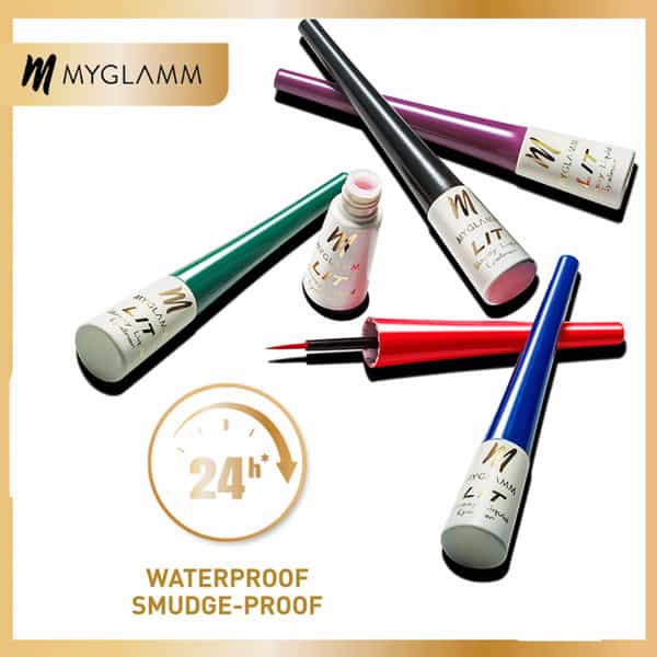 Myglamm Lit Glossy Liquid Eyeliner-Pink Rave