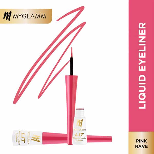 Myglamm Lit Glossy Liquid Eyeliner-Pink Rave