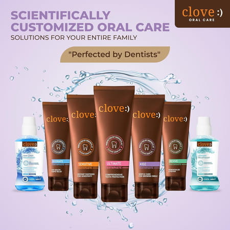 Clove Kids Toothpaste (3+Years) Natural Strawberry Flavour | No Artificial Flavours 100g