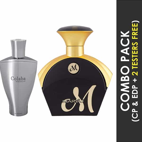 Ajmal Colaba Mukhallat Cp 14Ml For Unisex And Maryaj M For Her Edp 90Ml For Women