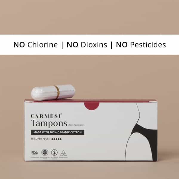 Carmesi 100% Organic Cotton Super Tampons - 16