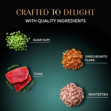 Sheba Rich Premium Adult (1+ Years) Wet Cat Food | Maguro & Bream Flavour | 12 X 35 G