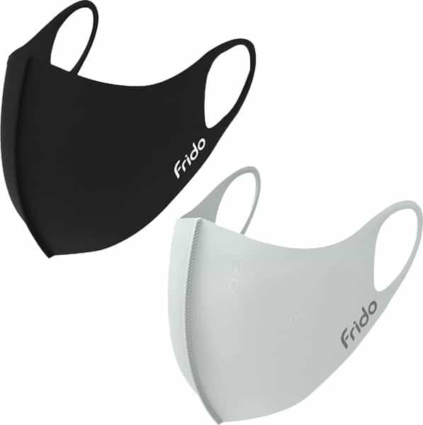 Frido Ultra Comfortable Silver+ Unisex 2 Gray+2 Black Face Mask Combo|Medium Size|Reusable|Imported
