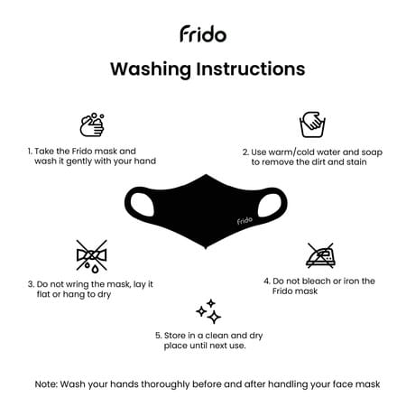 Frido Ultra Comfortable Silver+ Unisex 2 Gray+2 Black Face Mask Combo|Medium Size|Reusable|Imported