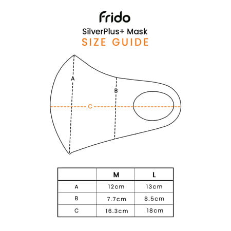 Frido Ultra Comfortable Silver+ Unisex 2 Gray+2 Black Face Mask Combo|Medium Size|Reusable|Imported