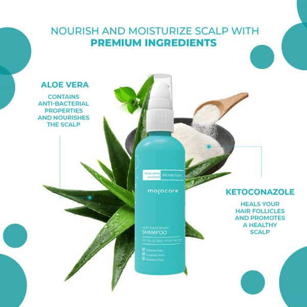 Mojocare Anti Dandruff Shampoo With Ketoconazole - 200 Ml
