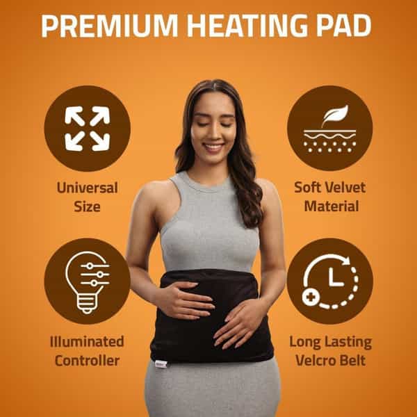 Medtech Orthopaedic Electric Heating Pad For Pain Relief | Suitable For Lower Back | Shoulder - Mini