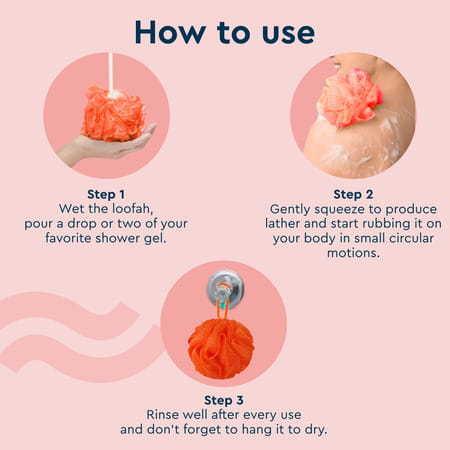 Gubb Loose Loofah( Assorted) Pack Of 3