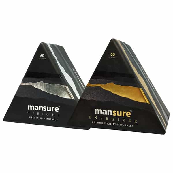 Mansure Combo - Upright And Energizer Capsules For Men