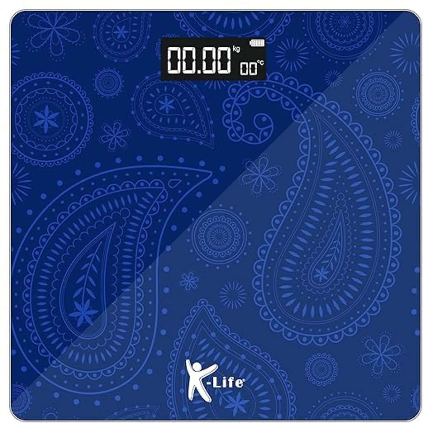 K-life Ws-109 Digital Body Weight Machine For Home | High Precision Weighing Scale | 180kg Capacity