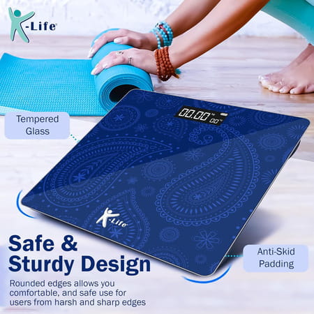 K-Life Ws-109 Digital Body Weight Machine For Home | High Precision Weighing Scale | 180kg Capacity