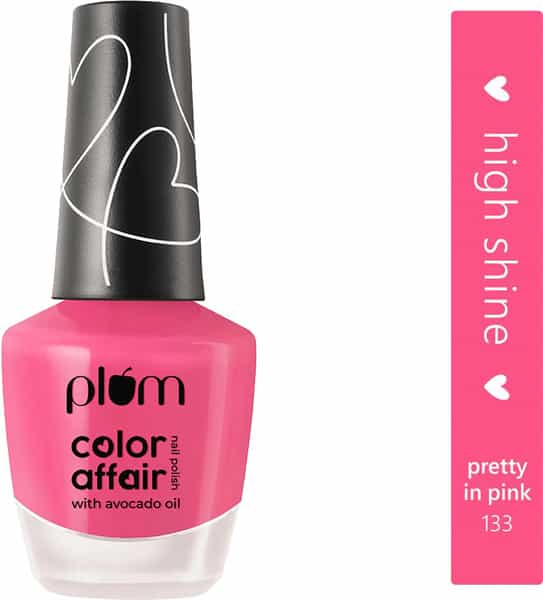 Plum Color Affair Nail Polish - Pretty In Pink - 133 7-Free Formula 11 Ml