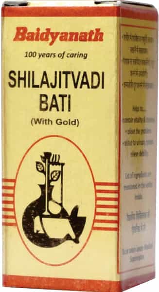 Baidyanath Asli Ayurved Shilajitvadi Bati With Gold - 5 Tablets