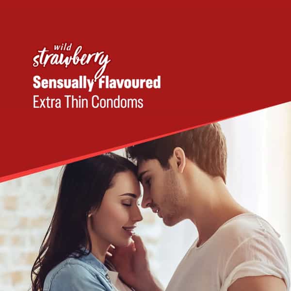 Durex Extra Thin Wild Strawberry Condom 3 No's