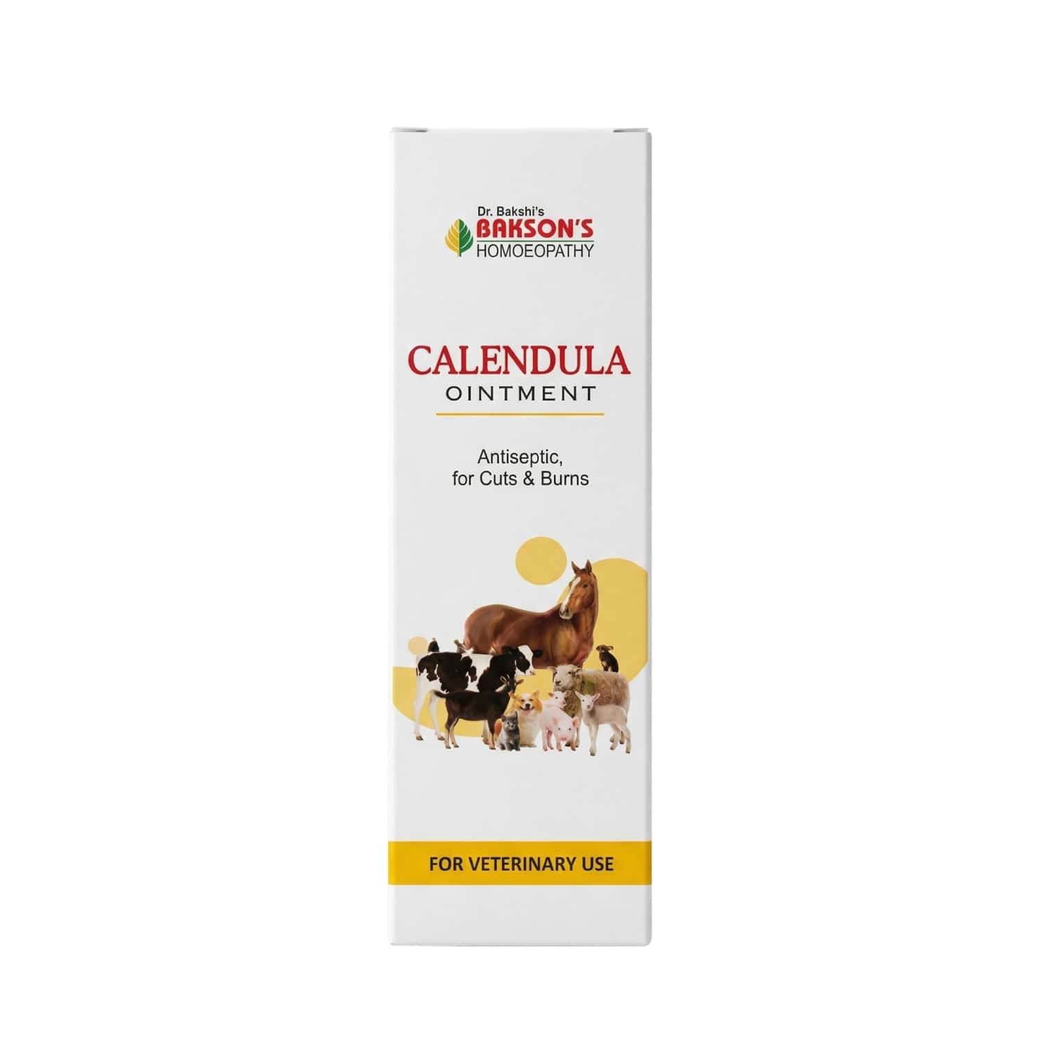 Bakson Homoeopathy Calendula Ointment | For Veterinary Use | 50 Gm