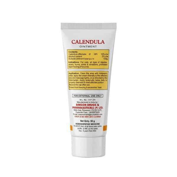 Bakson Homoeopathy Calendula Ointment | For Veterinary Use | 50 Gm