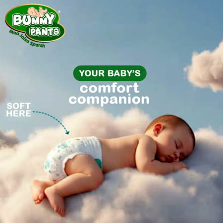 Bummy Pants Baby Diaper - S | Ultra Dry Comfort | 360 Protection | 12Hr Absorption - (2 X 78Pcs)