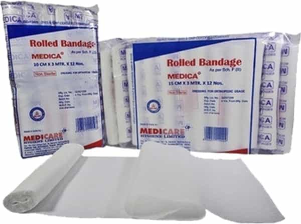 Medica Rolled Bandage (15Cm) (Pack Of 2)