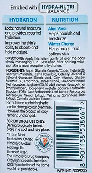 Himalaya Nourishing Body Lotion For Dry Skin 200 Ml