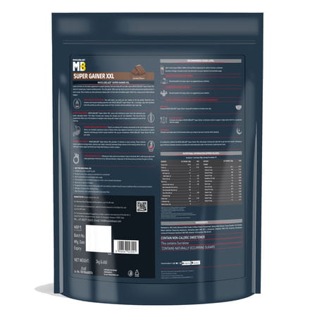 Muscleblaze Super Gainer Xxl (Chocolate 3Kg / 6.6Lbs | 30 Servings) Muscle Mass High Protein Gainer