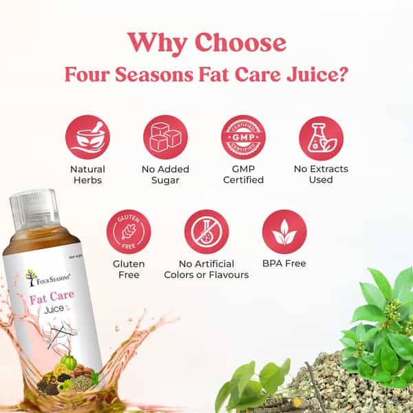 Four Seasons Fat Care Juice 1L | Helps Weight Loss | Improve Metabolism And Digestion - Men & Women
