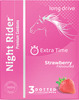 Night Rider Condom - Strawberry - 3'S