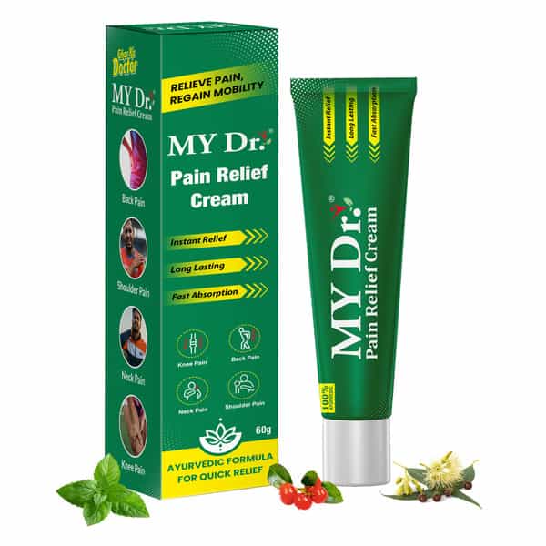 My Dr.pain Relief Cream Instant Relief For Back | Neck | Shoulder & Muscle Pain 100% 60G Pack Of 1