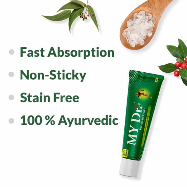 My Dr.pain Relief Cream Instant Relief For Back | Neck | Shoulder & Muscle Pain 100% 60G Pack Of 1